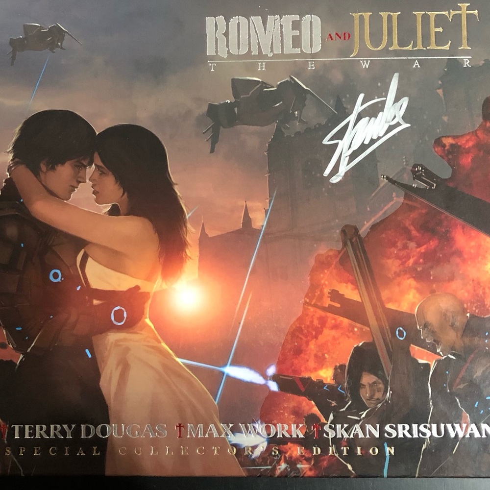 Signed Stan Lee Romeo and Juliet "The War" hardcover Book 1st edition 2011